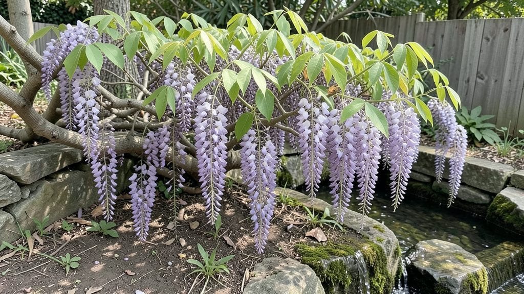 Amethyst Falls Wisteria Tree: Frost-Resistant Privacy Screen With Season-Long Lavender Blooms