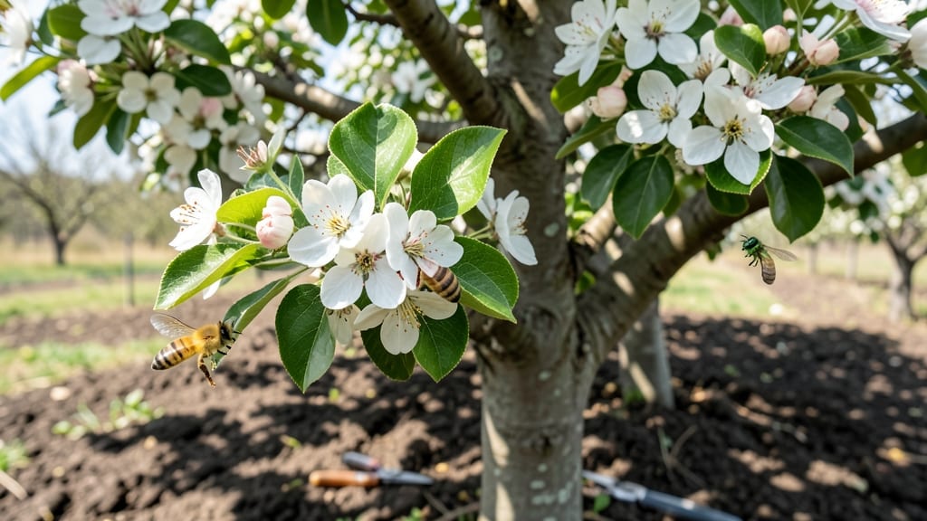 Bartlett Pear Tree Pollinators: Year-Round Nectar for Hummingbirds and Bees