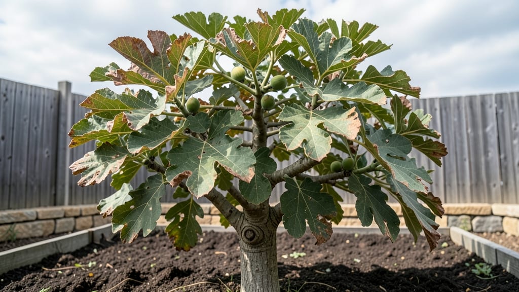 Brown Turkey Fig Tree Leaves: Year-Round Privacy Screen With Minimal Care