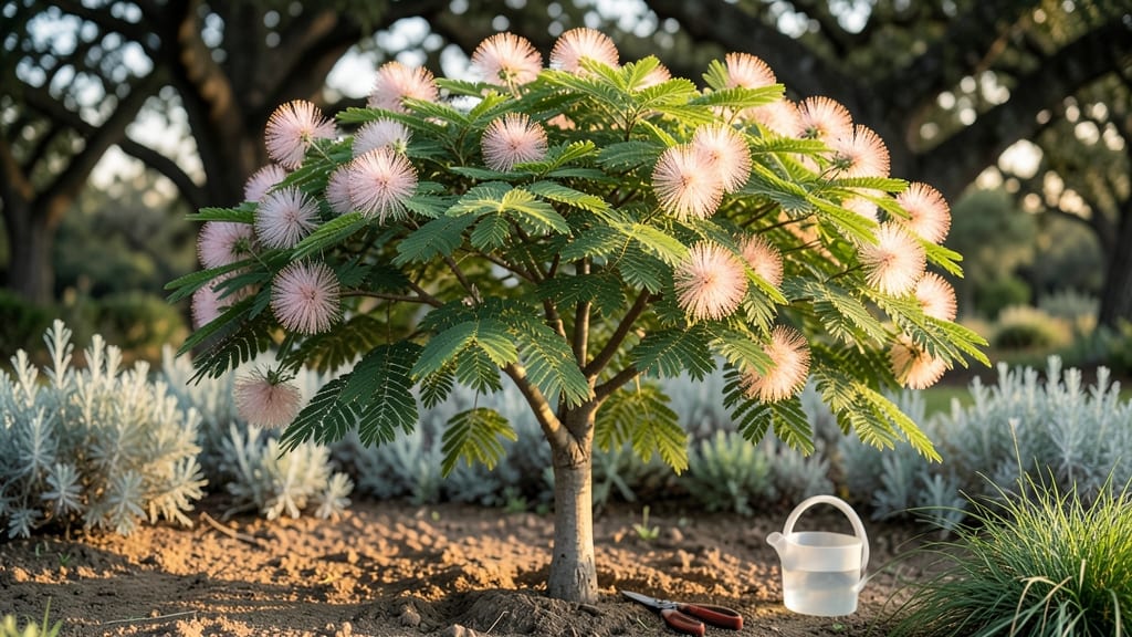 Chinese Silk Tree Pruning: Year-Round Bloom Revival Without Deadheading