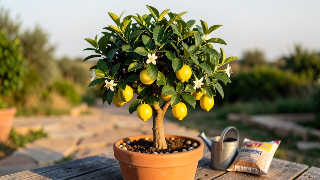 Mini Lemon Tree: Year-Round Citrus Harvest in Containers