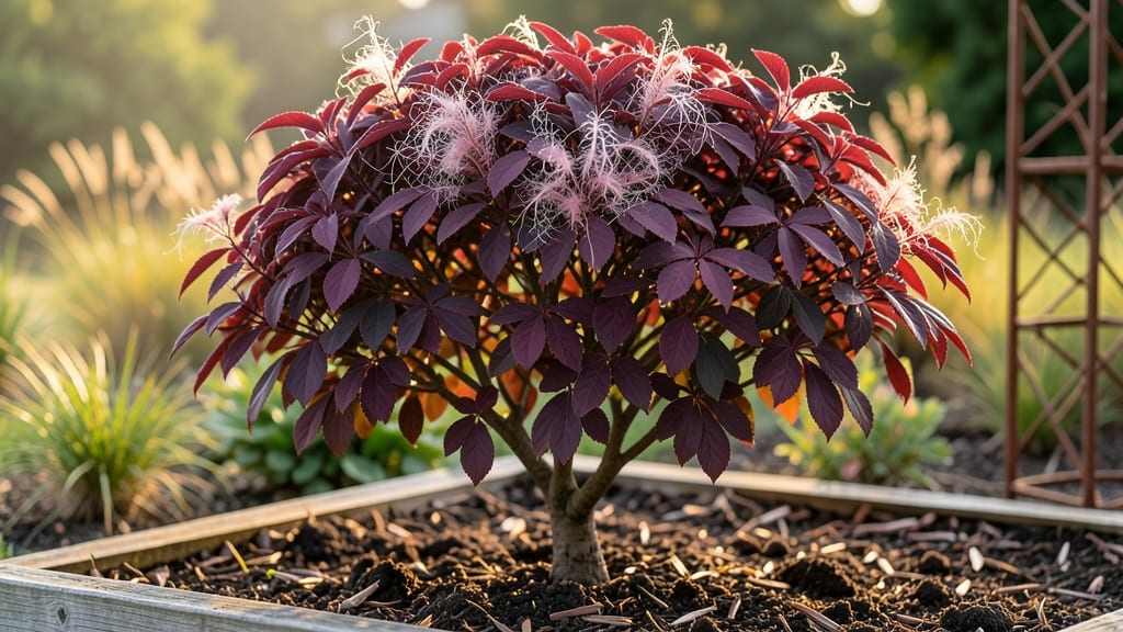 Smoke Tree in Bloom: Pacific Northwest's Year-Round Hummingbird Feast Blueprint