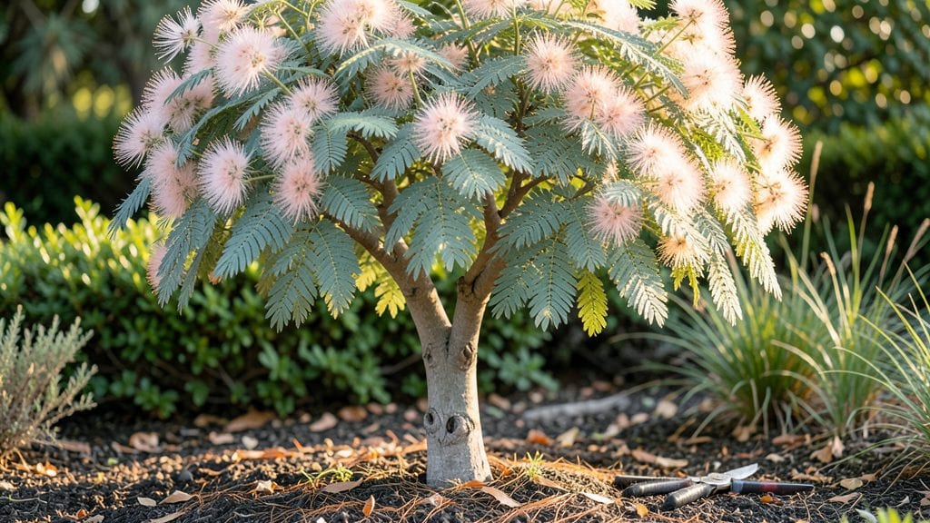 Snowy Silk Tree Growing Guide: Pacific Northwest’s Frost-Resistant Year-Round Pruning Blueprint