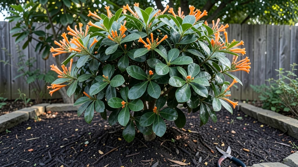 South Florida Tree With Orange Flowers: Hummingbird Magnet That Blooms Year-Round